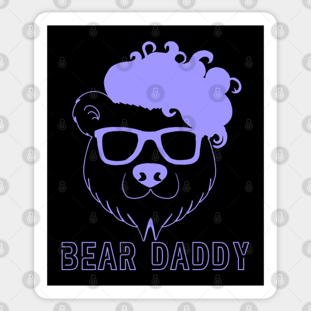 Bear daddy Sticker by Sploot